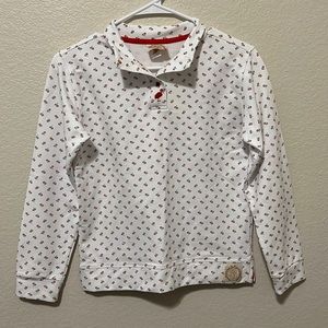 The Beaufort Bonnet Company Pendleton’s Popped Collar Midway Micro Floral NWT 10